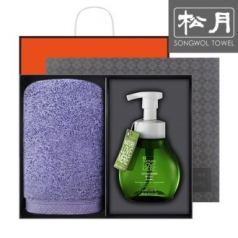 송월 코마 40수 무지타올 160g 1p + 러브메레 핸드워시