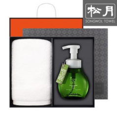 송월 뉴컬러 무지타올 1p + 러브메레 핸드워시
