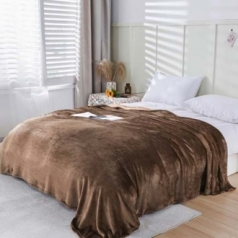 극세사 이불담요 몽글몽글 극세사담요 (초코 브라)