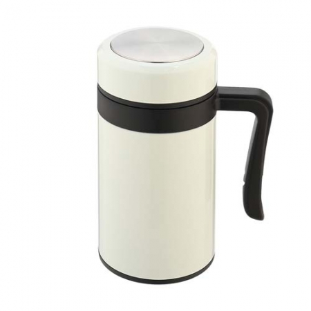 보온보냉 손잡이 텀블러(450ml) (화이트) / 스텐텀블러 #3