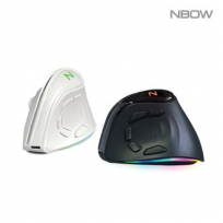 NBOW 프리미엄 2채널 충전식 LED 블루투스 버티컬마우스 NG09