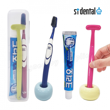 ST덴탈 혀클리너 클리오 퍼펙션 페리오치약 미세모 여행용세트 #2