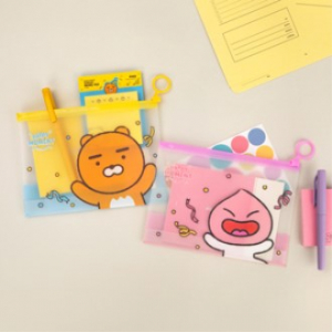 캐릭터 PVC 반투명 미니 파우치