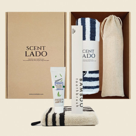 송월 스퀘어 주방타올 (수건) + 모두애 칫솔 치약 세트 #3