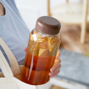 [티썸] 마이보틀 우드 텀블러 대용량 1리터 페트