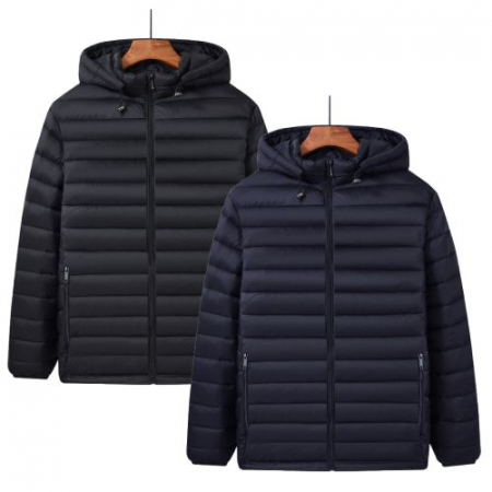 컨벡스 경량 패딩점퍼, 점퍼 후드 탈부착 디자인 #2