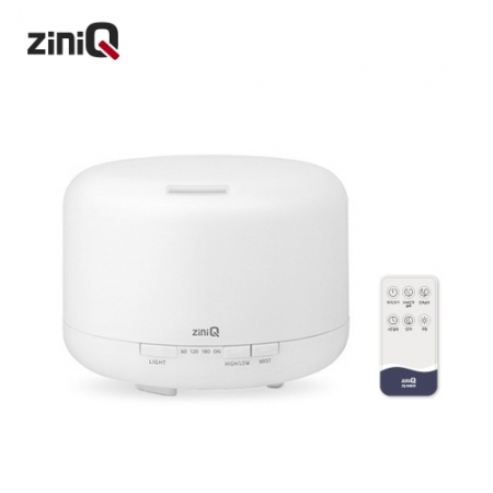 지니큐 ZQ-HM500 500mL LED 8색상 무드등 초음파 가습기 리모컨 #2