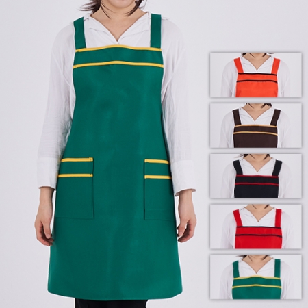 투투 포인 H형 앞치마, 남자 여자 앞치마 #2