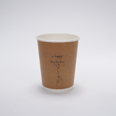 캘리그라피 크라프트 이중컵 [데이바이데이] 12온스 #2