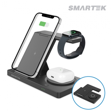 [스마텍] 접이식 멀티 무선 충전기 MAX STQC-AG3 15W #2