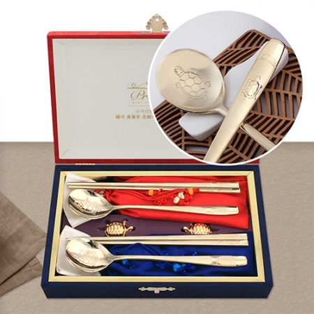 특 프리미엄 거북티타늄수저 2벌(1226-B) #3