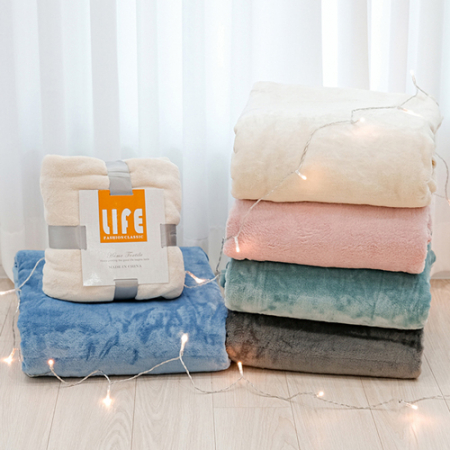 무지 블랭킷 블랑켓 극세사담요 100 X 150 중형 밍크 무릎 쇼파 여름 겨울 #4