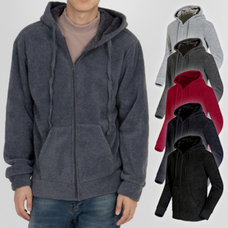 웜핏 양털안감 폴라폴리스 후드 자켓 (S-3XL) #3