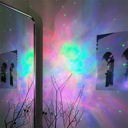 집자랑 오로라 우주 달무드등 15cm #8