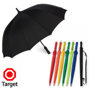 타겟 60-14K 자동 솔리드 멜빵 장우산