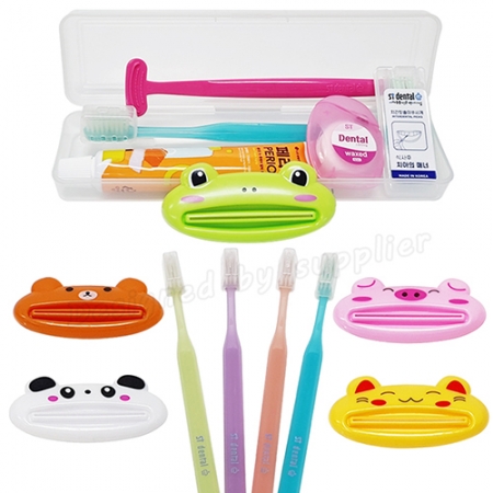 치약짜개 M케이스 엠보싱 칫솔치약 치간 여행용세트 #4