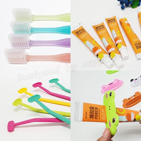 치약짜개 M케이스 엠보싱 칫솔치약 st 혀클리너 여행용세트 #5