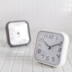 아이비 방수 흡착 욕실 탁상시계