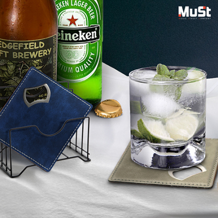 뮤스트 2in1 컵받침 겸 오프너 티코스터 #6