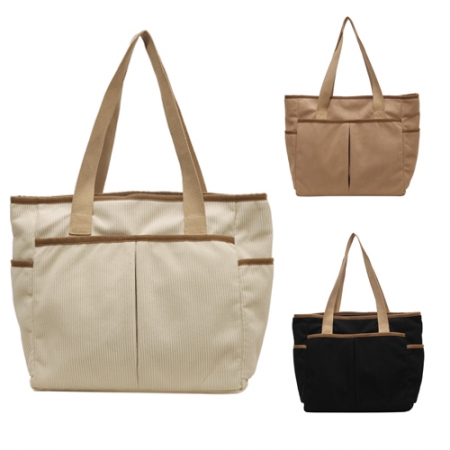 코듀로이 텀블러백3 숄더백 42x30x13cm #3