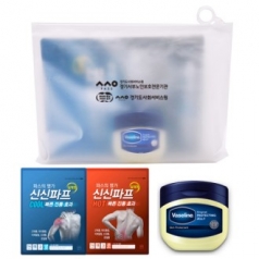 건강돌봄키트 신신파프 바세린 고급지퍼백 2종