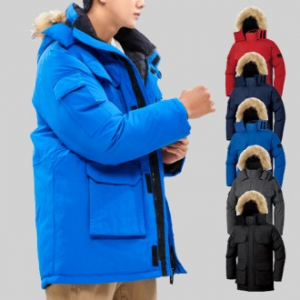 남성 여성 탈부착 후드 방한 패딩 M-4XL