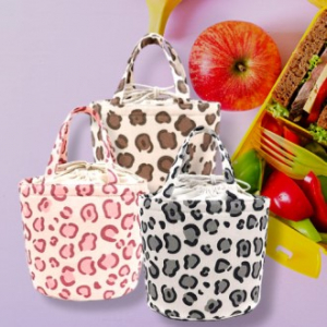 회피무늬 보온 보냉 도시락 가방