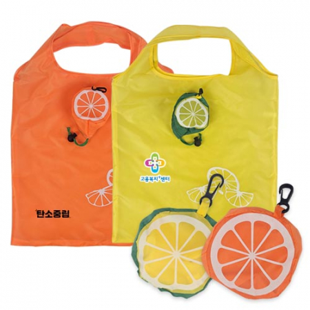 오렌지 레몬 장바구니 시장가방 #2