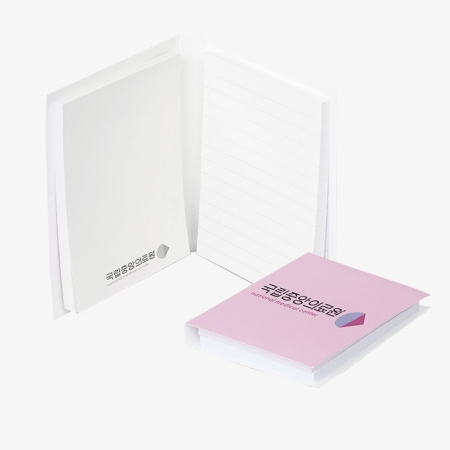 세로 반접이 수첩 점착메모지 50매 #2