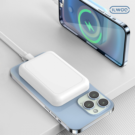 일우 맥세이프 무선 충전 + 휴대용 전기 손난로 보조배터리 충전식 5000mAh #4
