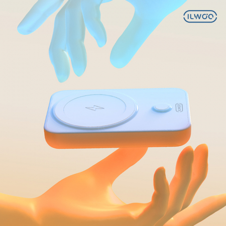 일우 맥세이프 무선 충전 + 휴대용 전기 손난로 보조배터리 충전식 5000mAh #5