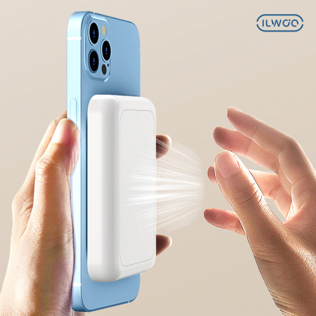 일우 맥세이프 무선 충전 + 휴대용 전기 손난로 보조배터리 충전식 5000mAh #3