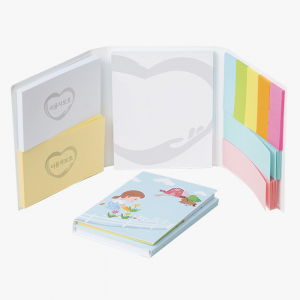 3단 접이형 종합 점착메모지 HS-1053-01