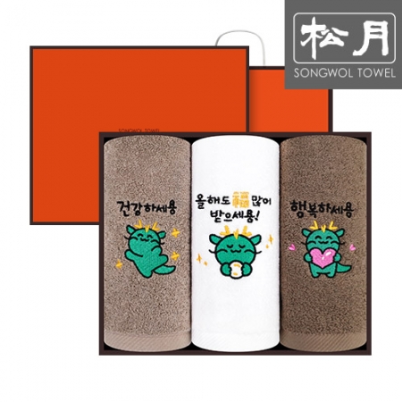 [송월타올]청록이용 타올 세트 150g 3p #2