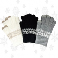 눈꽃 터치 기모 장갑 방한 스마트폰