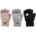 작은이미지: 와플다운 반장갑 벙어리장갑 스마트 터치장갑 방한장갑 털장갑 #2