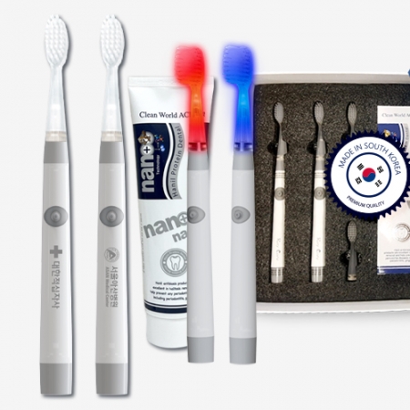 디지웰 음파 전동 빛 칫솔 세트 잇몸 미백 케어 국내제조 #2