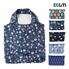 지퍼형 장바구니 네추럴 세트 42*40cm