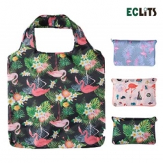 지퍼형 장바구니 플라밍고 세트 42*40cm