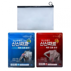 신신파프 2P 세트, 신신파스, 핫파스, 쿨파스, 파스, 어르신, 건강, 노인, 복지