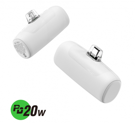 비니 거치식 도킹형 고속 보조배터리 5000mah, 고속충전 3배 PD20W d001 #2