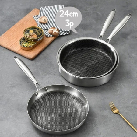 찰리쿡 통3중 소테팬 24cm 3p #2