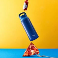 스테이24 앤드링 대용량 에디션 데님 텀블러 600ml 2중 밀폐 마개, 보온 보냉텀블러