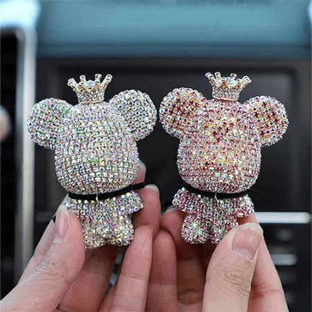 차량용 방향제 큐빅베어 곰돌이 디퓨저 1세트 #3