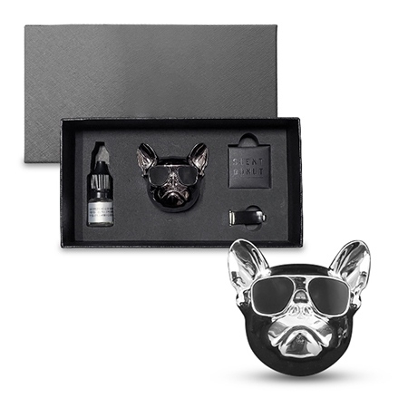 차량용 동물 고급 불독 방향제 디퓨저 1세트 #3