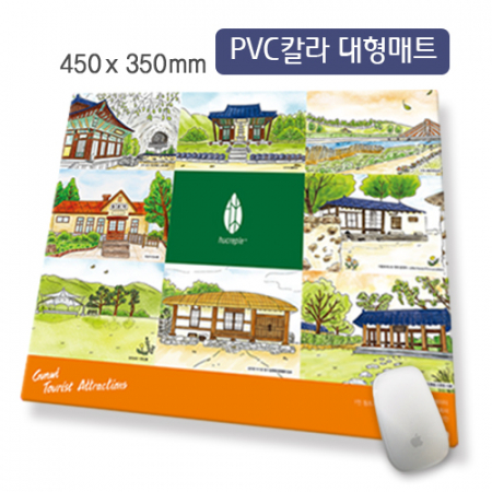 칼라 대형매트 PVC(450x350) #2