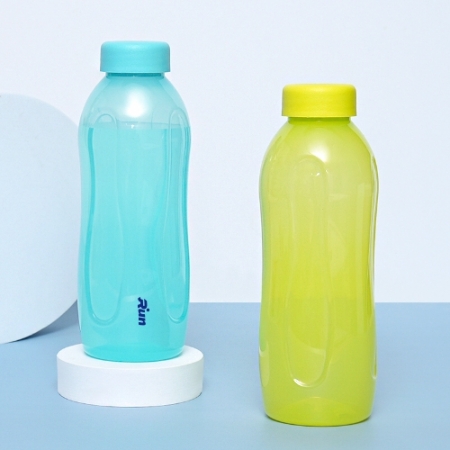 [아리에나] 소프트보틀, 그린블루 일자형뚜껑보틀500ml, 삶는소독가능 500ml #2