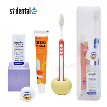 M케이스 326 페리오 st덴탈 치실 치간 칫솔치약 구강용품 여행용세트 #2
