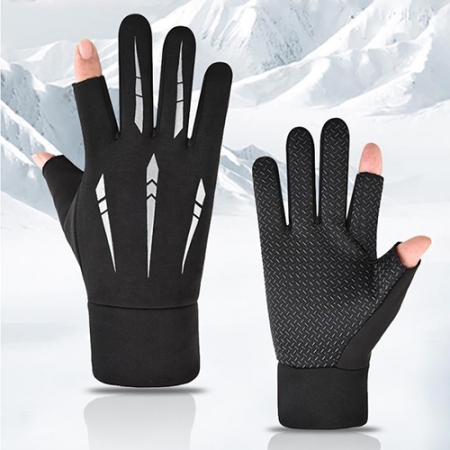 컬러포인트 미끄럼방지 기모장갑 기모안감 스마트터치장갑 방한장갑 #2