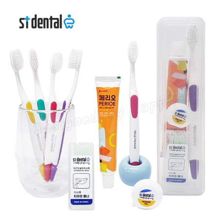 M케이스 LG미세모 페리오 st덴탈 치실 치간 칫솔치약 구강용품 여행용세트 #2